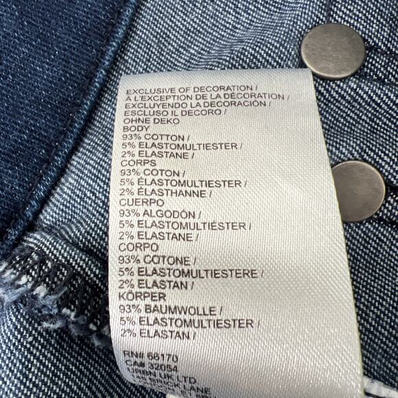 Maeve Anthropologie Jeans Women 29 Junie High Rise Slim Leg Dark Wash 24" Crop - Picture 6 of 11